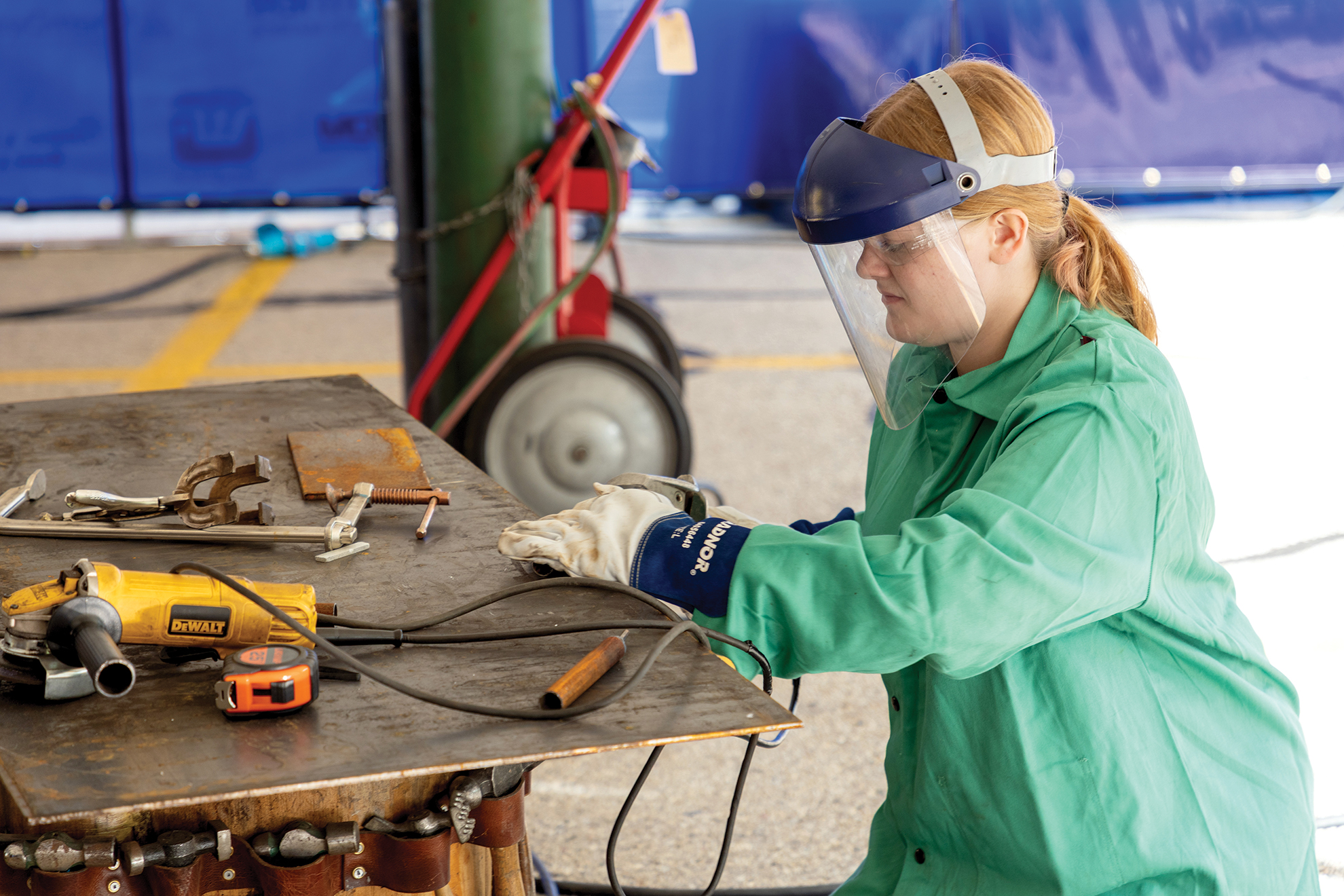 Northeast Wisconsin Technical College held its annual “Welding Rodeo” on campus in Marinette Oct. 1.