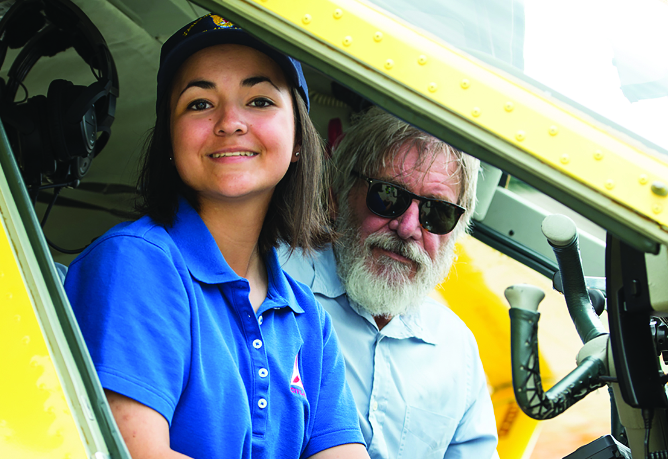 The EAA's Young Eagles program introduces children and teens to flying. In 2016, EAA recognized Jodie Gawthrop as its 2 millionth Young Eagle by having her fly with actor and former Young Eagles Chairman Harrison Ford in his de Havilland Beaver.