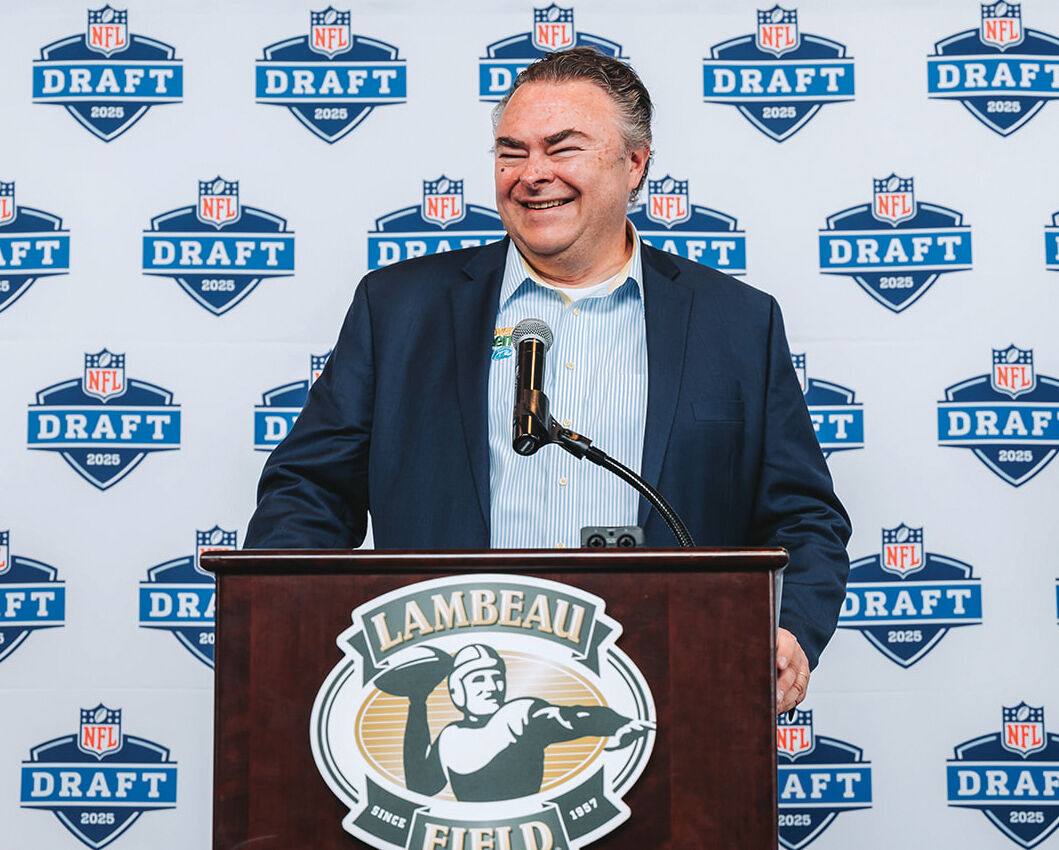 The draft is the NFL's largest off-season event and the largest event Green Bay has ever hosted.