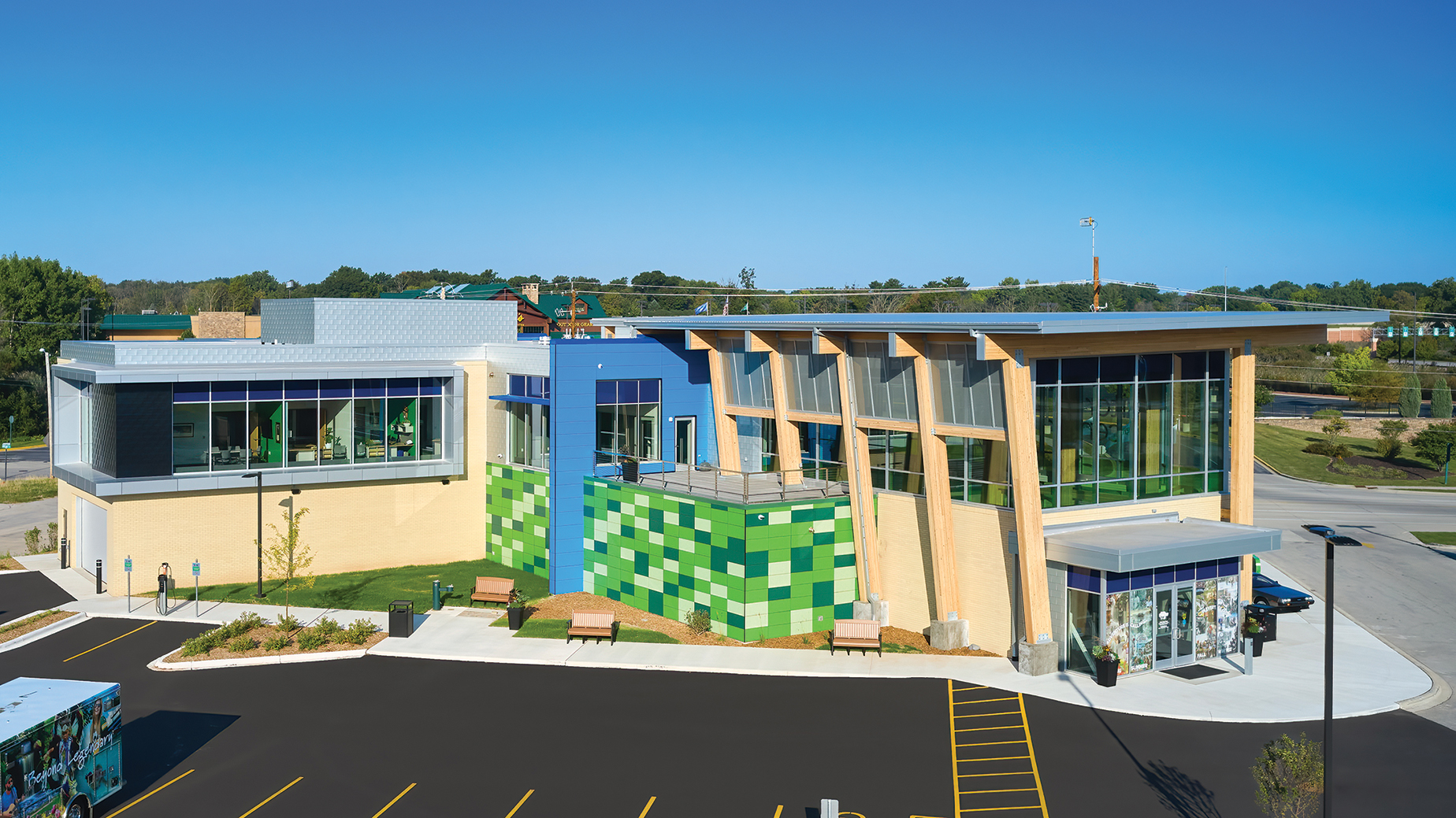 Discover Green Bay's 12,500-square-foot visitor center opened in 2023, the city's first stand-alone facility of its kind.