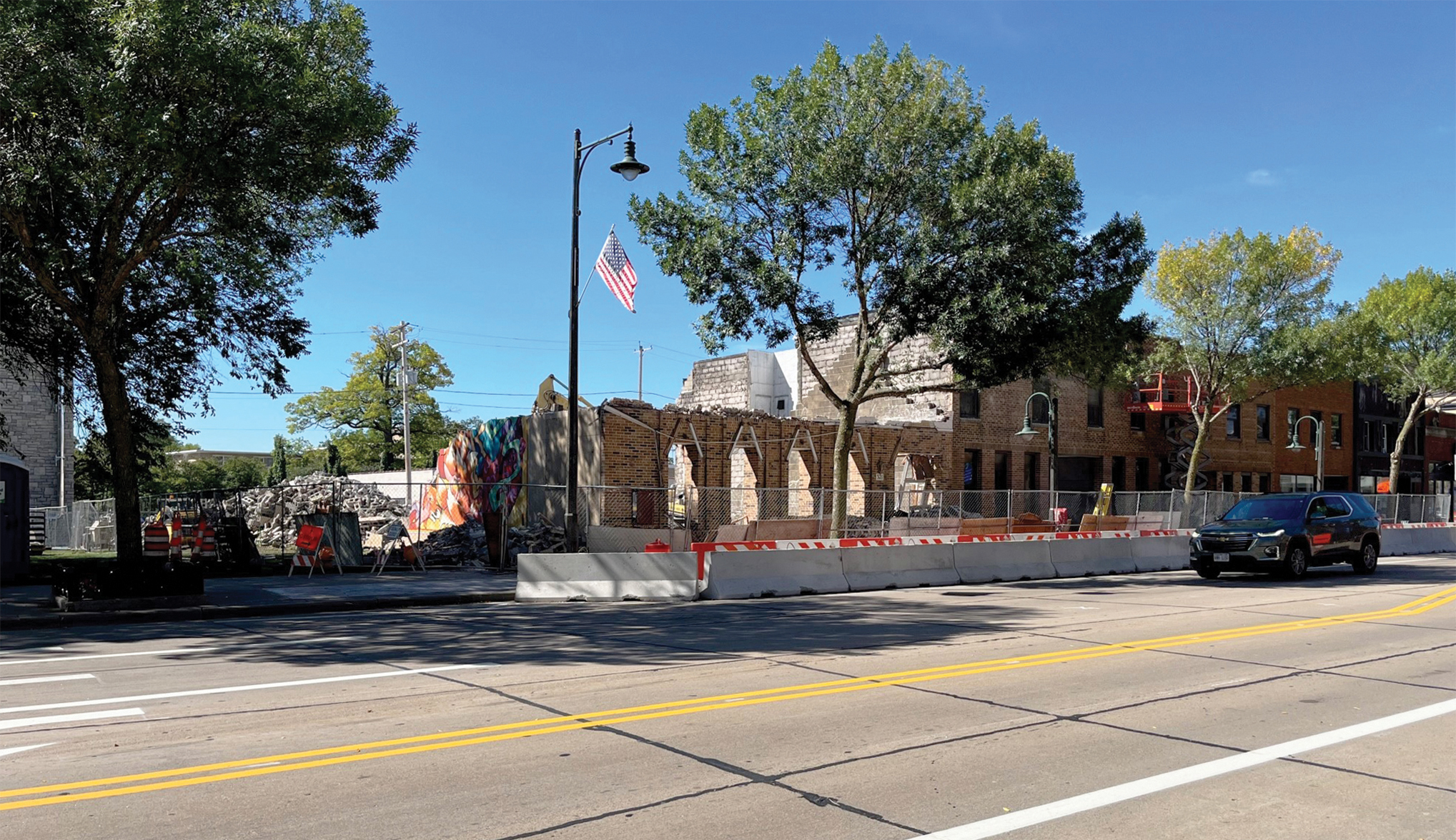 The Trout Museum of Art’s new location will be on the south side of College Avenue. The development, which will be in partnership with Lawrence University, underwent demolition and site prep this fall.