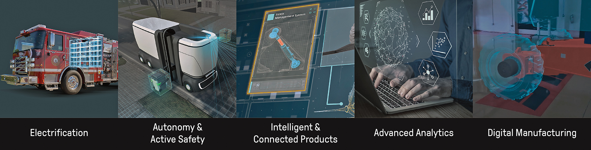 Oshkosh’s five key technology focus areas
