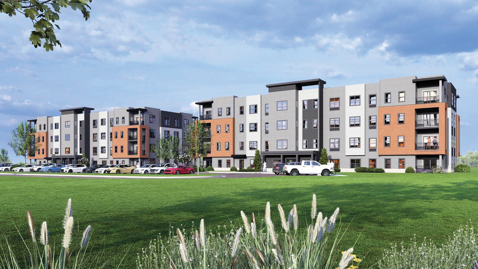 Grid-Iron District apartment complex