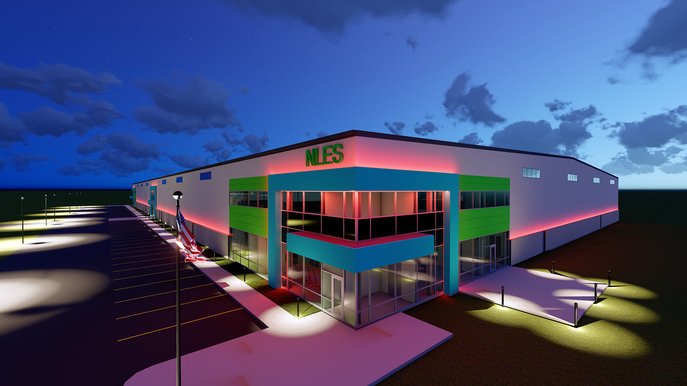 NLES rendering