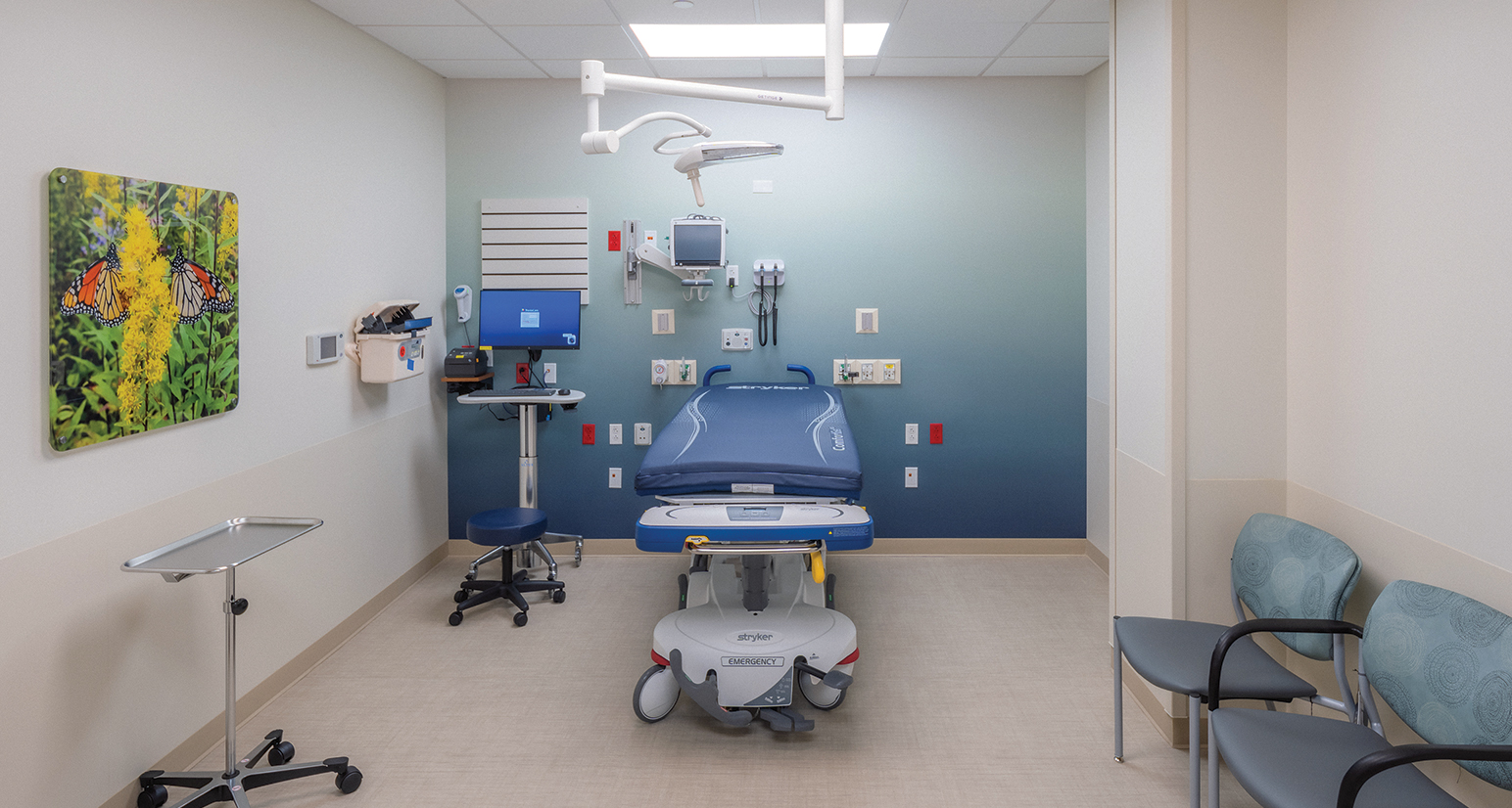 In June 2021, ThedaCare opened its updated emergency department at its Berlin location, expanding from seven to 10 beds.
