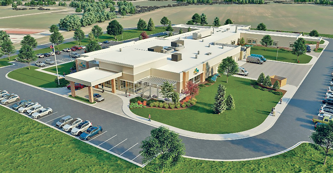 ClearSky Rehabilitation Hospital Lakeshore rendering