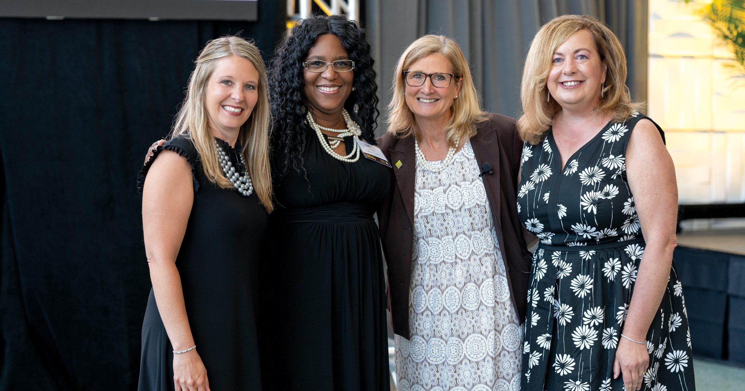 New North, Inc. is working with nonprofits including African Heritage, Inc., on diversity and inclusion efforts. From left, Michelle Schuler, TechSpark Wisconsin; Dr. Sabrina Robins, African Heritage, Inc.; Barb LaMue, New North; and Ann Franz, NEW Manufacturing Alliance.