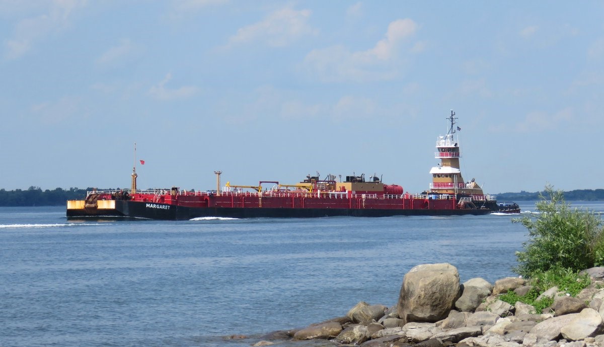 Margaret with Tug Albert