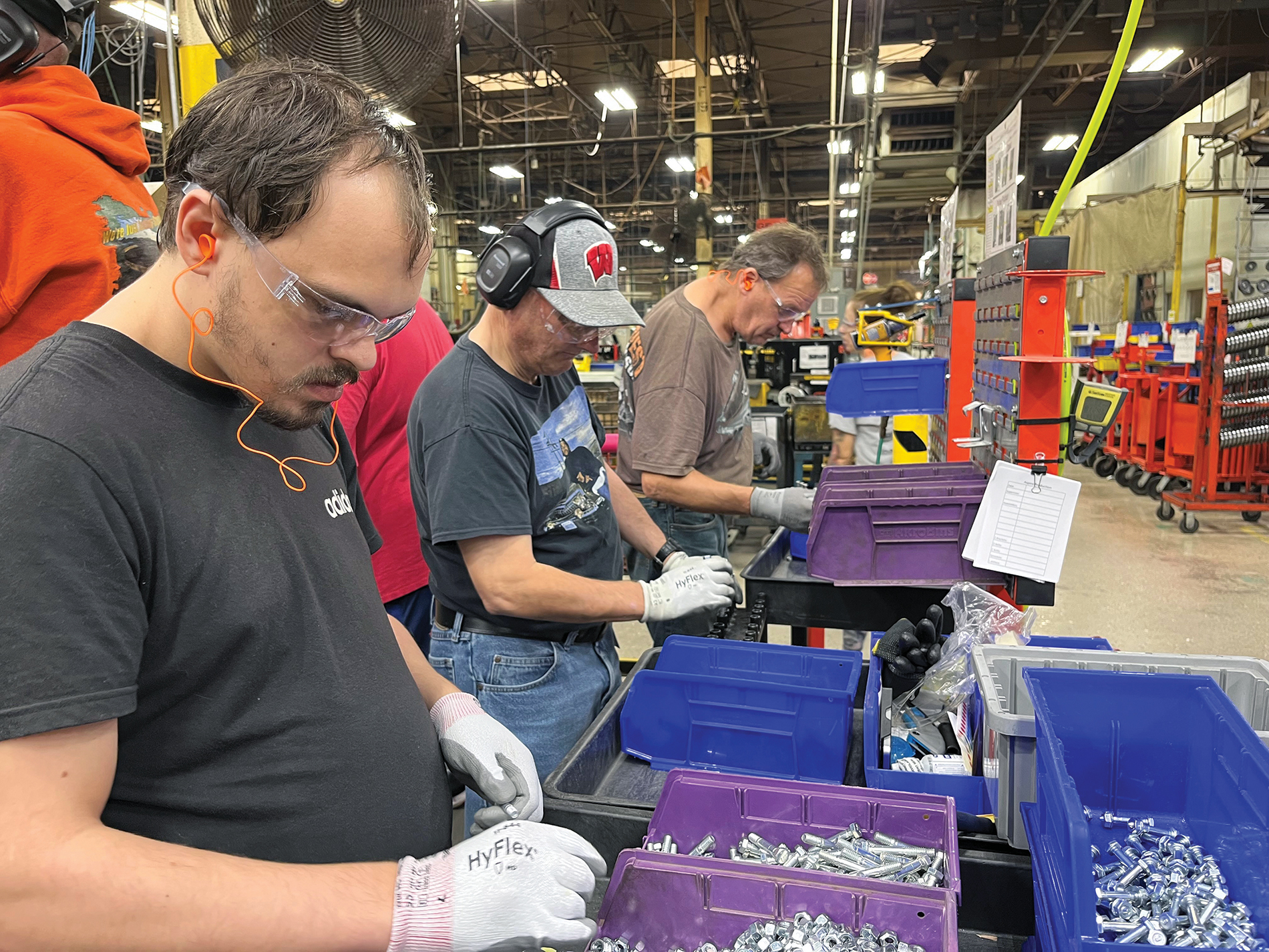 Employees with disabilities play an important role at AriensCo, filling shifts at Plant 3 in Brillion through Aspiro’s Group Supported Employment program.