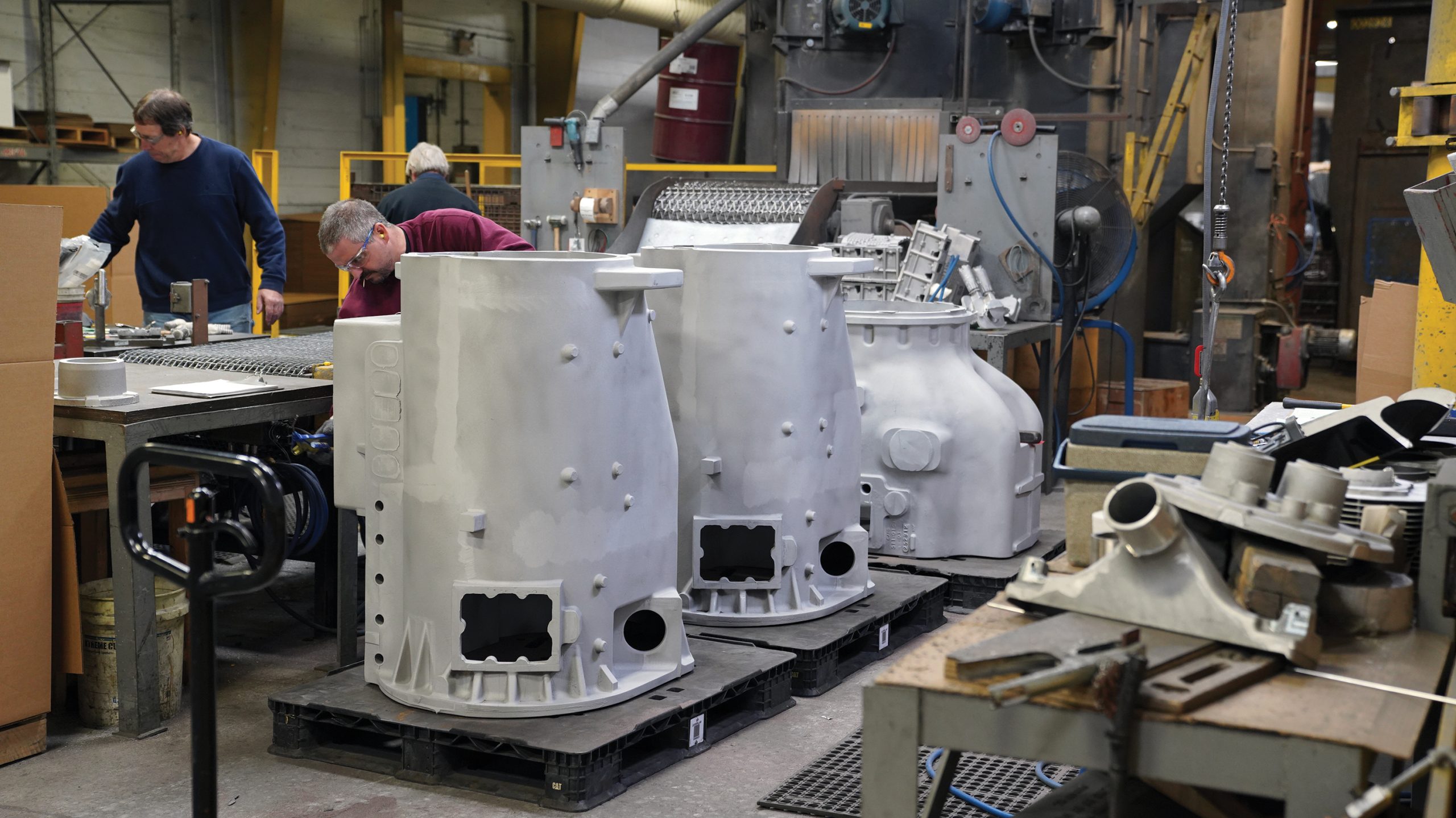 A final inspection of each casting is performed to ensure that each product meets specifications.