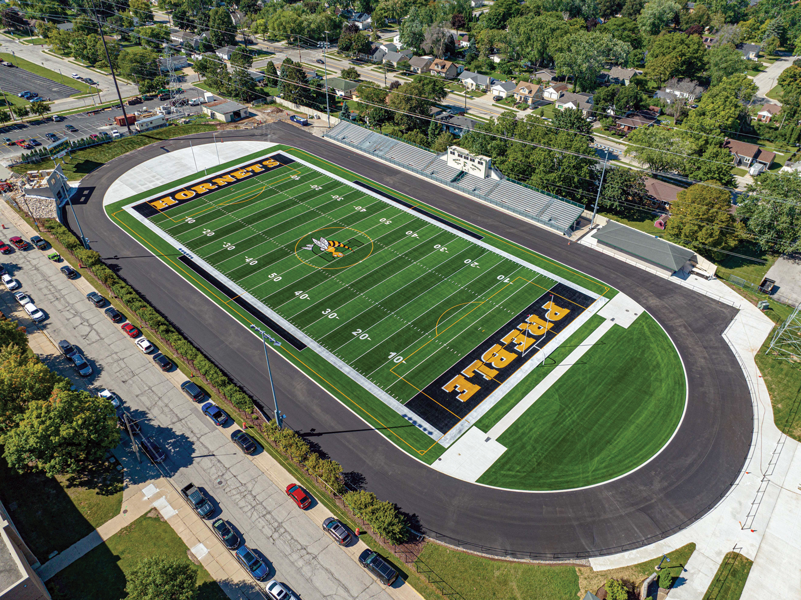 An increase in K-12 spending has resulted in work for Walbec Group, like the significant updates to Preble High School Stadium.
