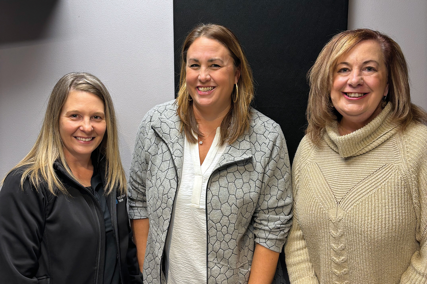 Michelle Schuler, Kate Bruns and Ann Franz