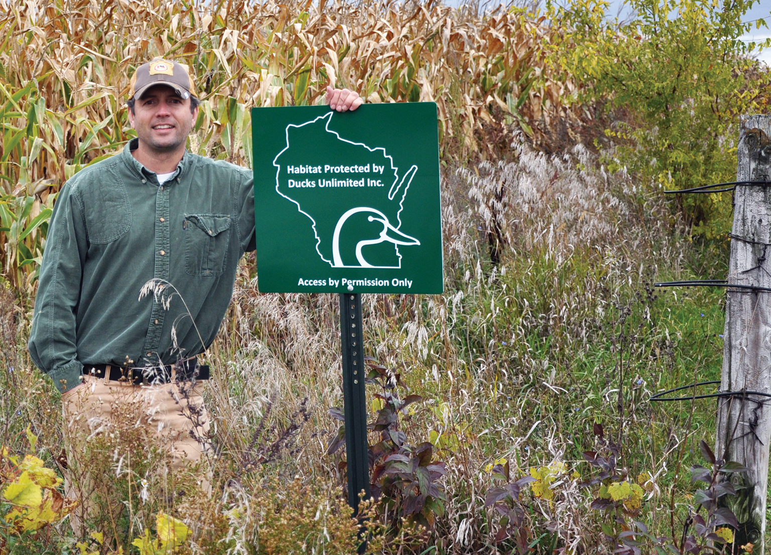 Brian Glenzinski, manager of conservation programs for the Great Lakes Initiative at Ducks Unlimited Inc., says the organization partners with UWGB on wild rice restoration projects.