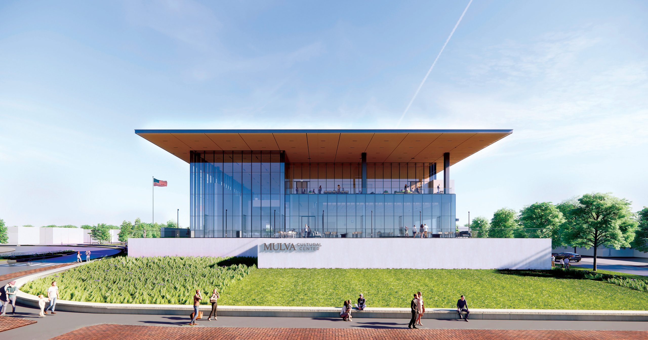 Construction is progressing on the Mulva Cultural Center in downtown De Pere. When it opens in 2023, it will be able to host multiple exhibitions simultaneously.