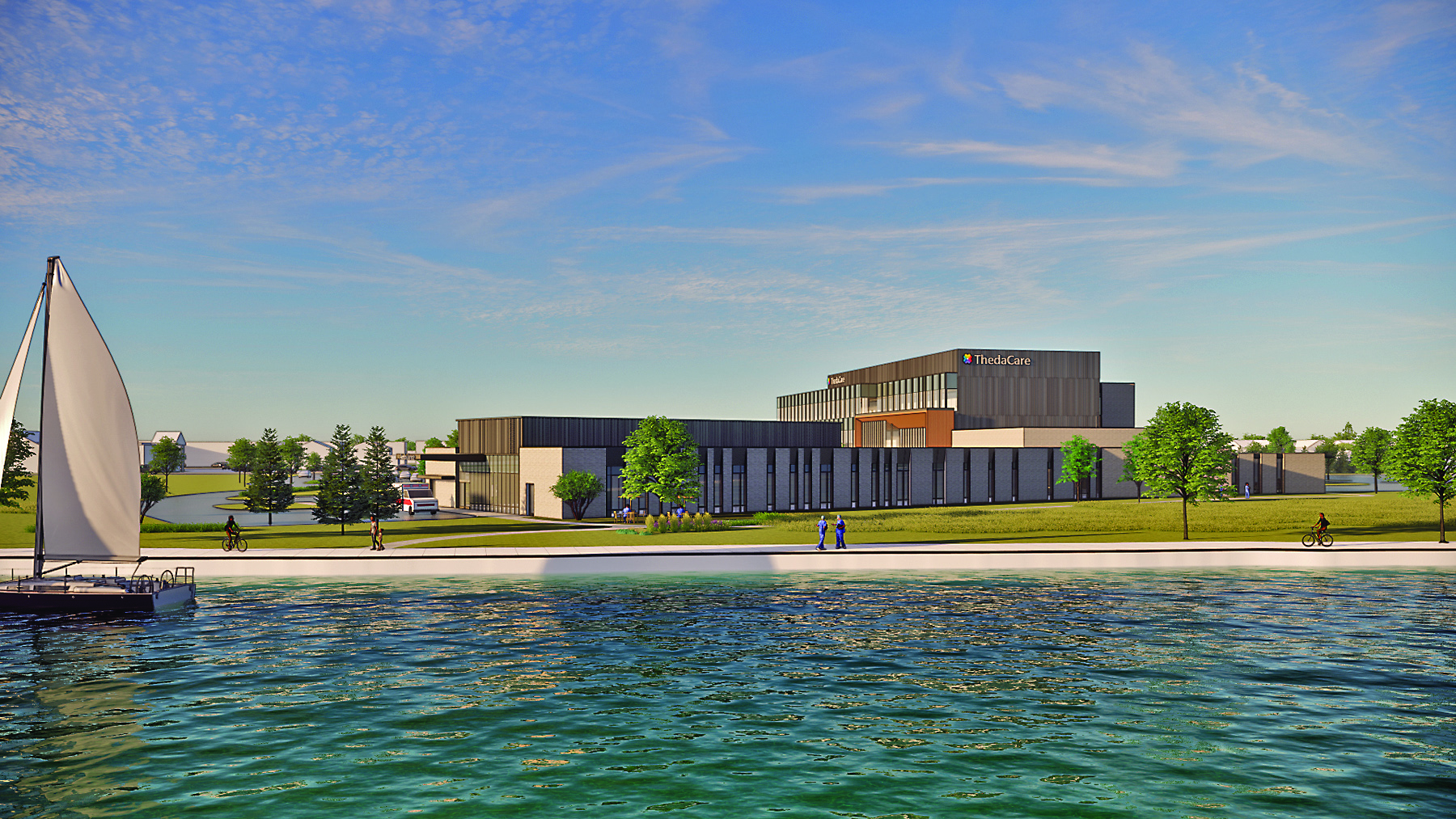 ThedaCare Oshkosh from river
