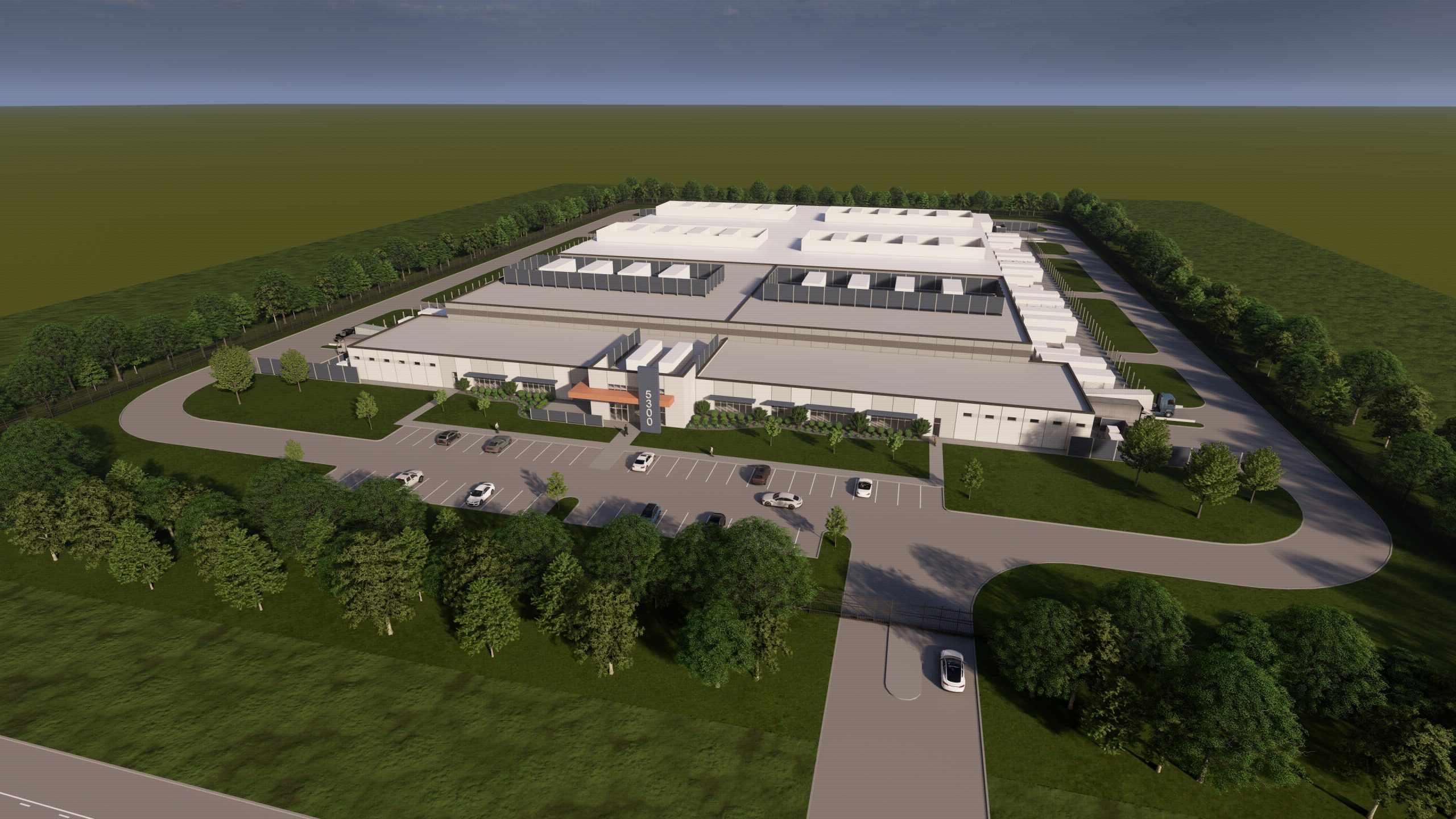 ark data center village of Harrison rendering