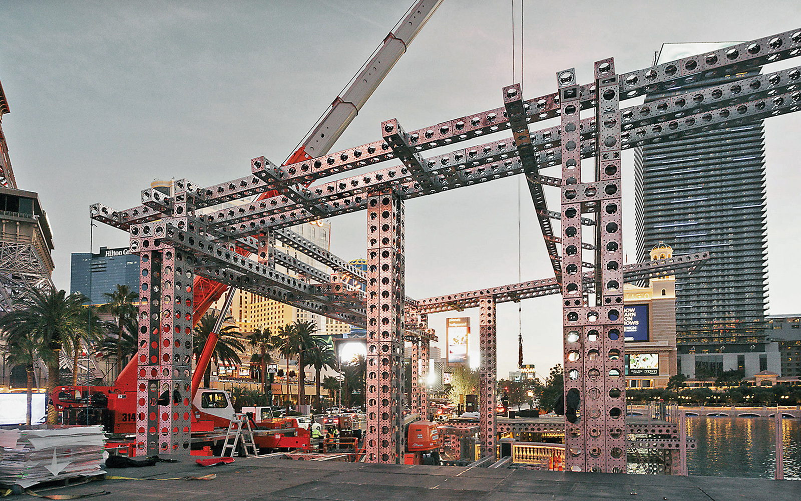 A Spark Ops installation at a Las Vegas F1 race