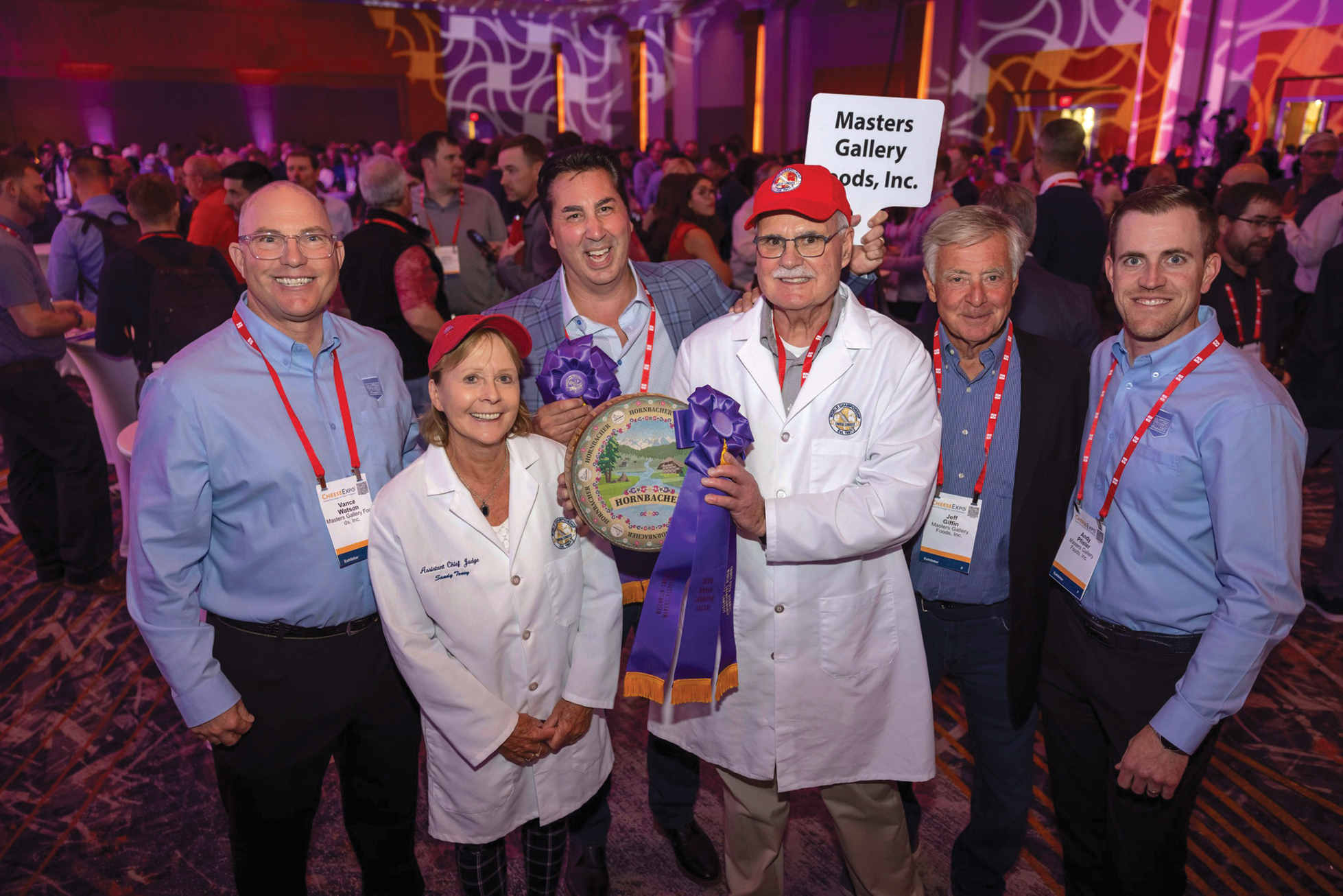 The Masters team at the 2024 Novonesis Championship Cheese Auction at CheeseExpo in Milwaukee