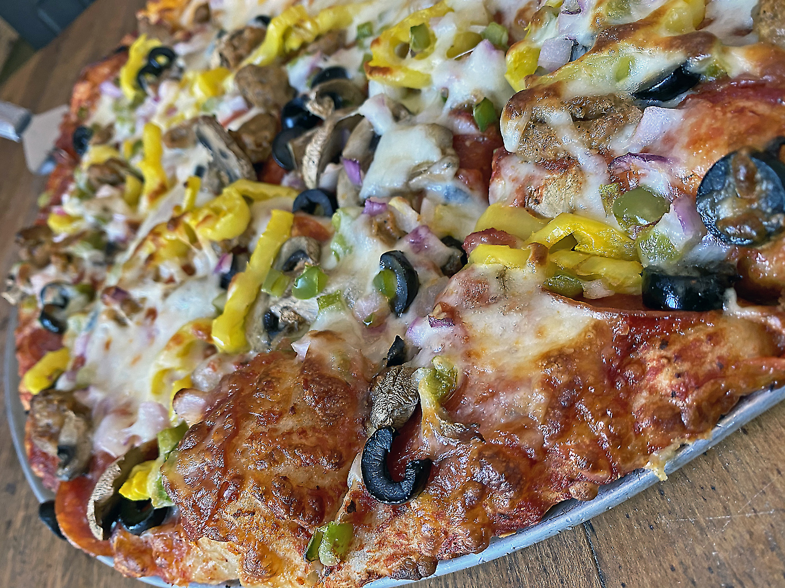 Parker John's Kitchen Sink Pizza