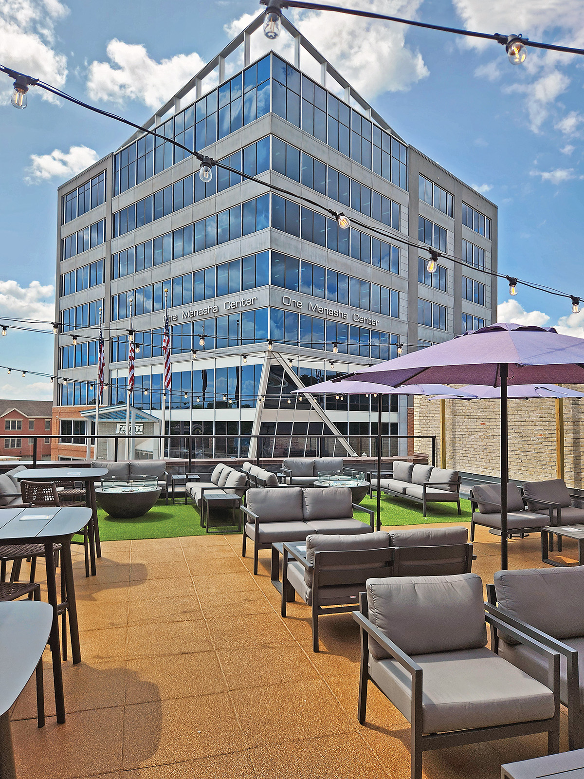 Rusted Roost Restaurant & Bar’s rooftop “The Coop”