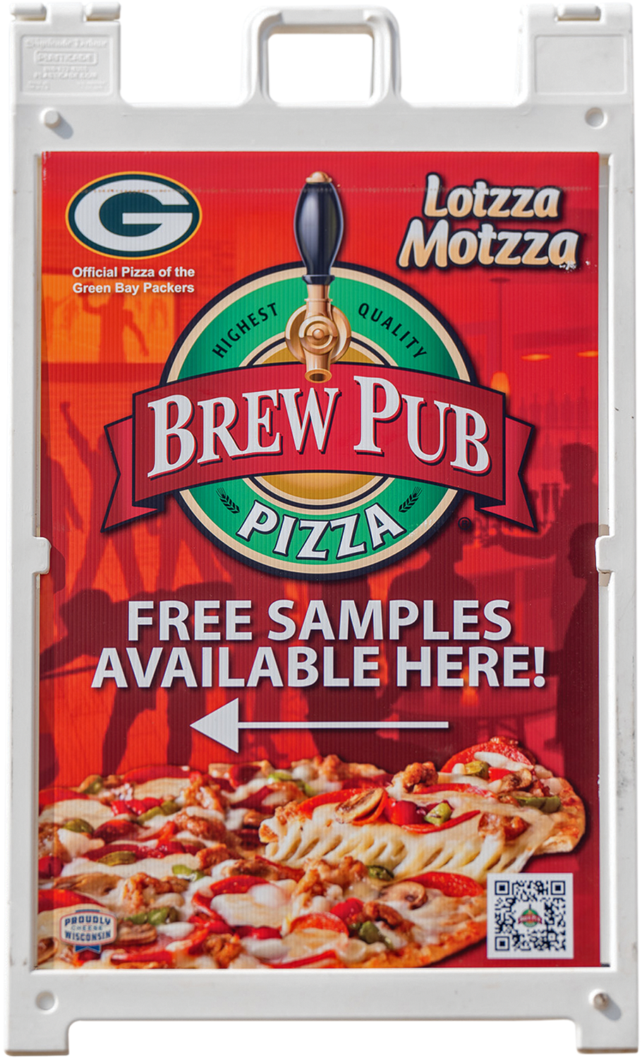 Brew Pub sandwich board
