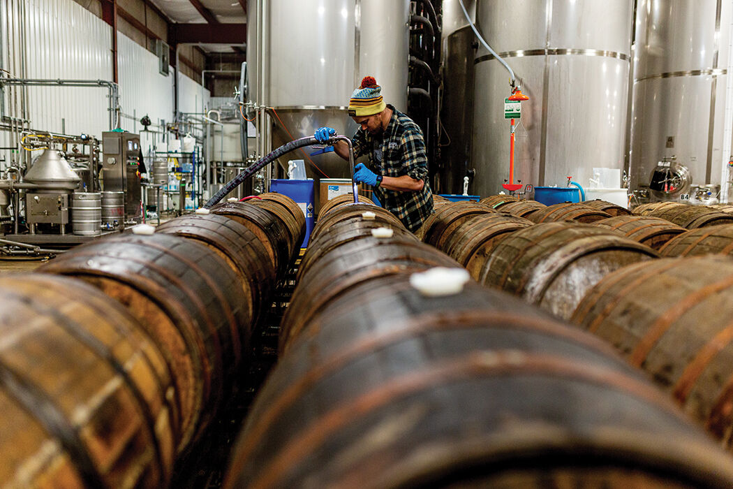 The brewery employs a team of 38 that includes brewers, shown here, bartenders and sales reps.Photograph Courtesy 3 SHEEPS BREWING CO.