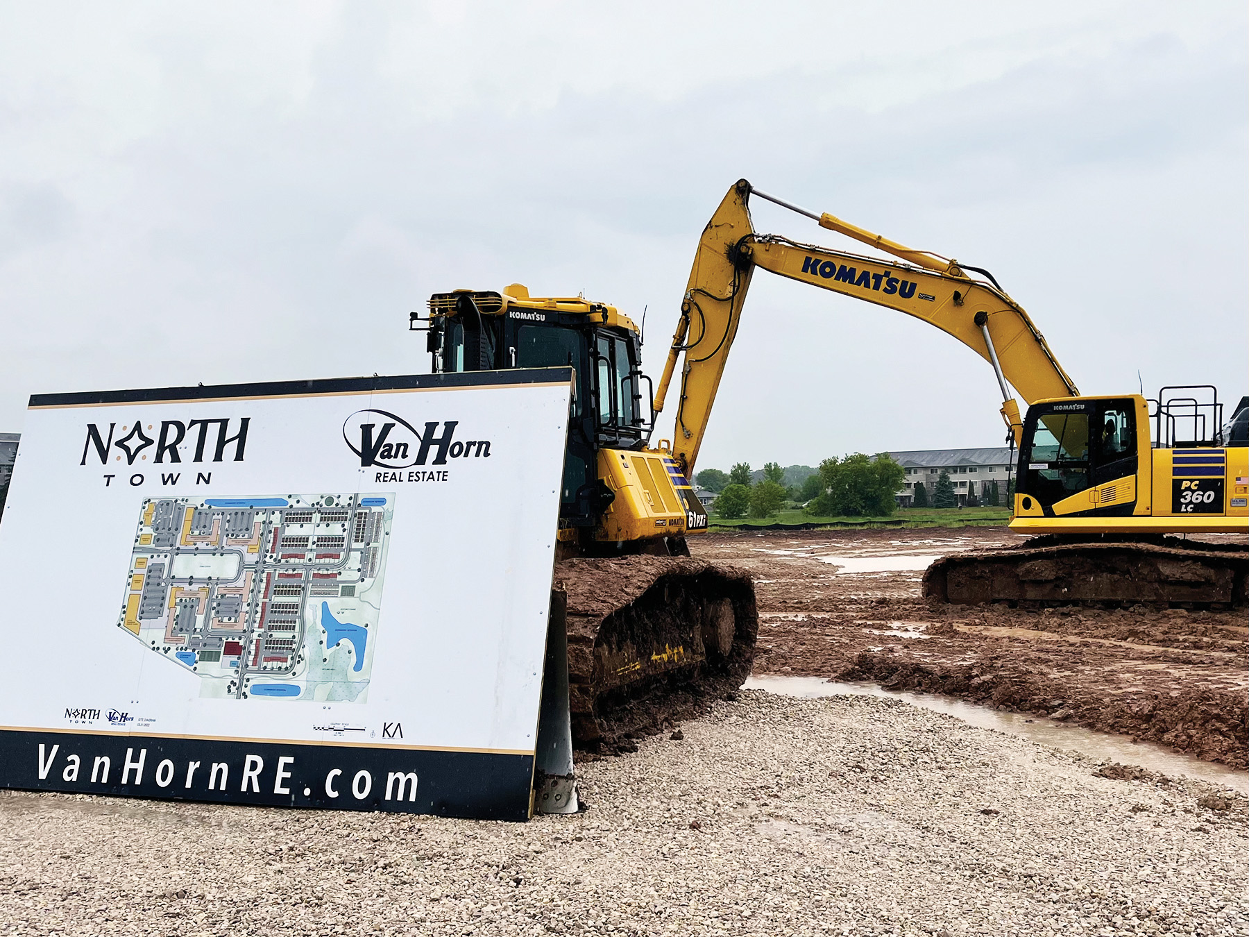 Ground will be broken in the spring on the first phase of the North Town project, an undertaking of Van Horn Development.