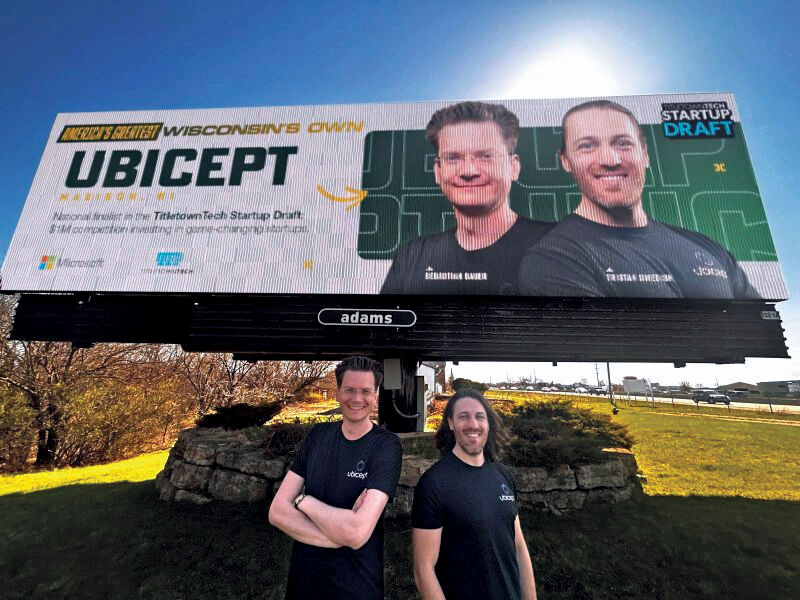 Ubicept, co-founded by Sebastian Bauer and Tristan Swedish, was selected as a first-round draft pick in the TitletownTech Startup Draft.