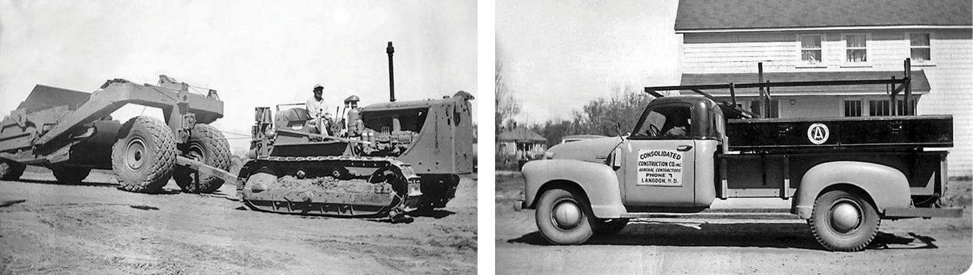 1955: A fleet to build the future. From our humble beginnings with basic equipment, the commitment to quality and serving local communities has never wavered.
