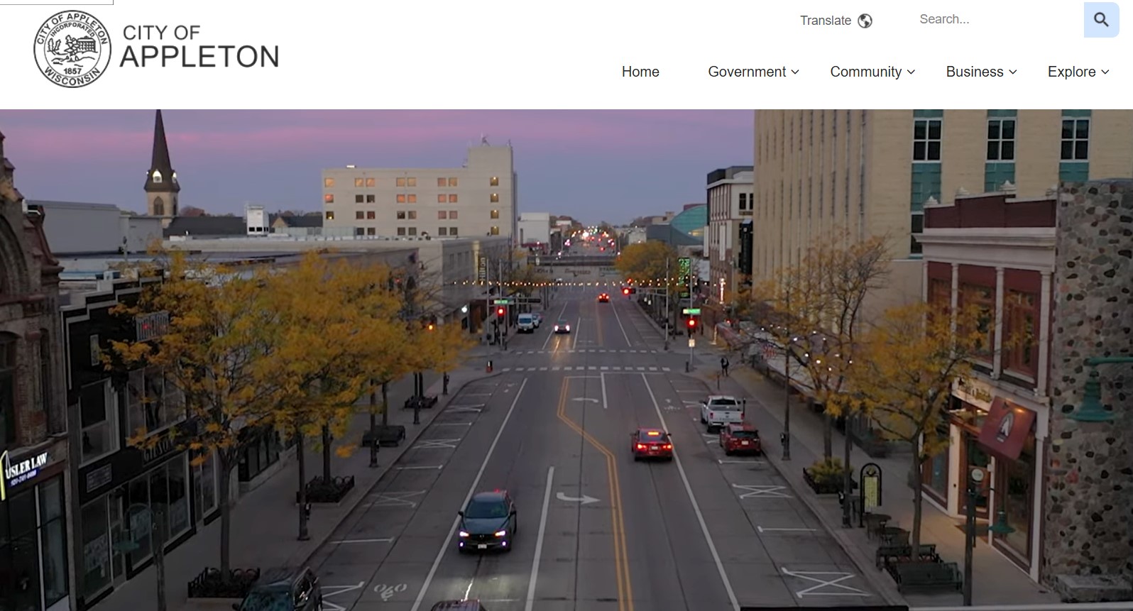 City of Appleton website