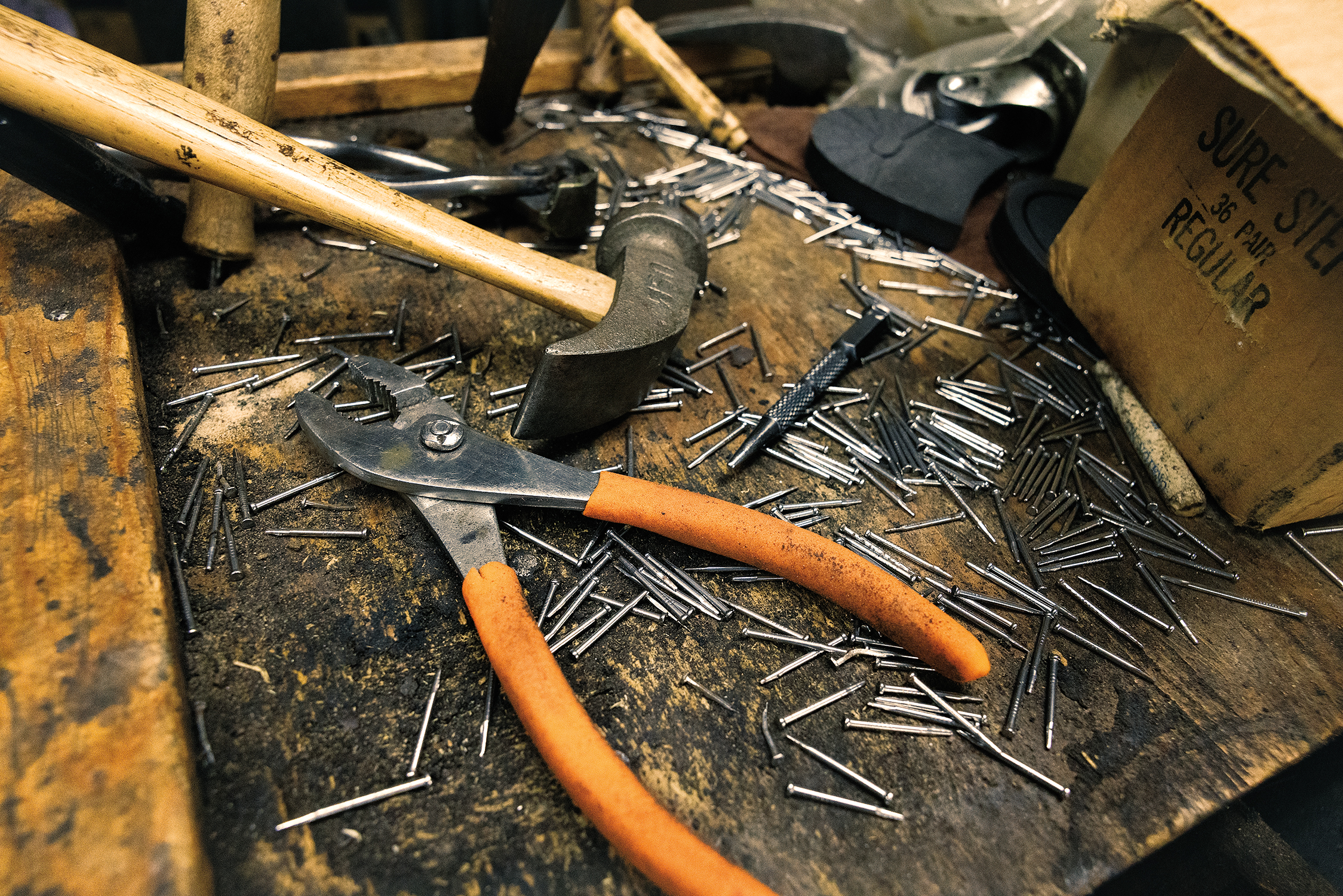 Custom boot orders require a tracing of the customer's foot, plus six to seven key measurements to determine the foot's shape and configuration.