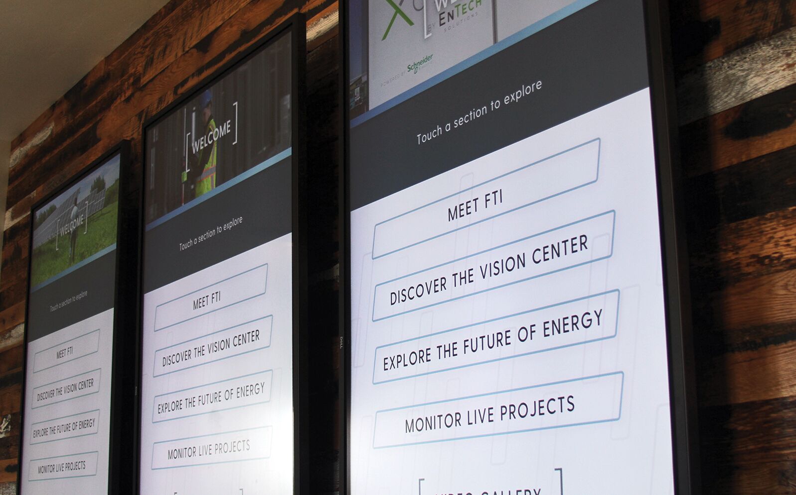 The Lakeside Vision Center includes a real-time energy technology demonstration station known as the Immersion Room.