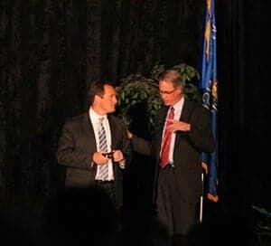 Tim Bergstrom gives a presentation during the ED Talk program. Courtesy: Diane Verhagen
