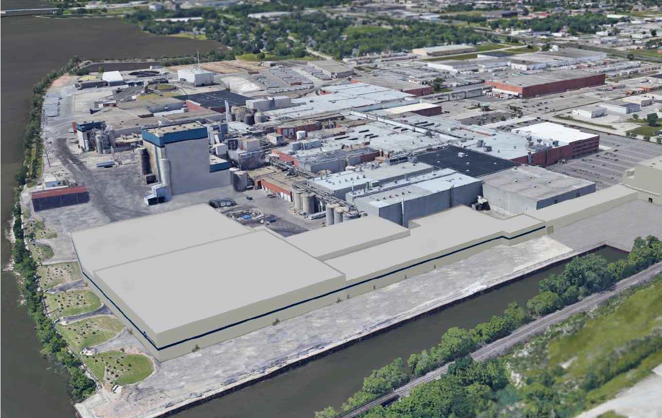 Investments to the Green Bay mill include building a new paper machine and adding associated converting equipment and infrastructure.