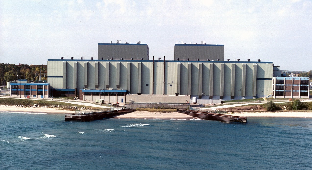 The Point Beach Nuclear Plant, Wisconsin’s only operating nuclear power plant, is along Lake Michigan in Manitowoc County, Wis. (Courtesy of NextEra Energy)
