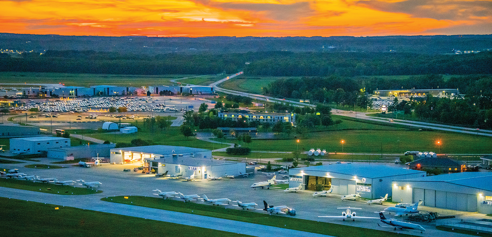Austin Straubel International Airport on Packers game day
