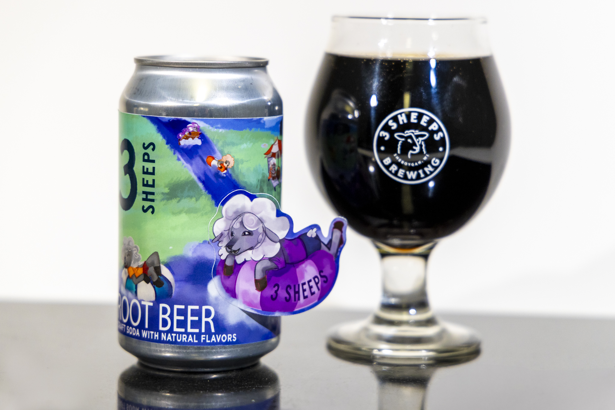 3 Sheeps Brewing student root beet label