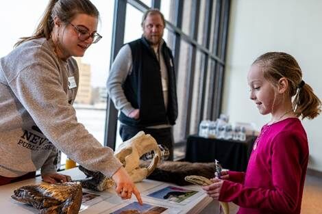 The Neville Public Museum hosted Stompyfest during the 24 hours of Give BIG Green Bay to raise awareness of their work and encourage giving to their foundation. Photo by: Kara Counard/Courtesy of Greater Green Bay Community Foundation.