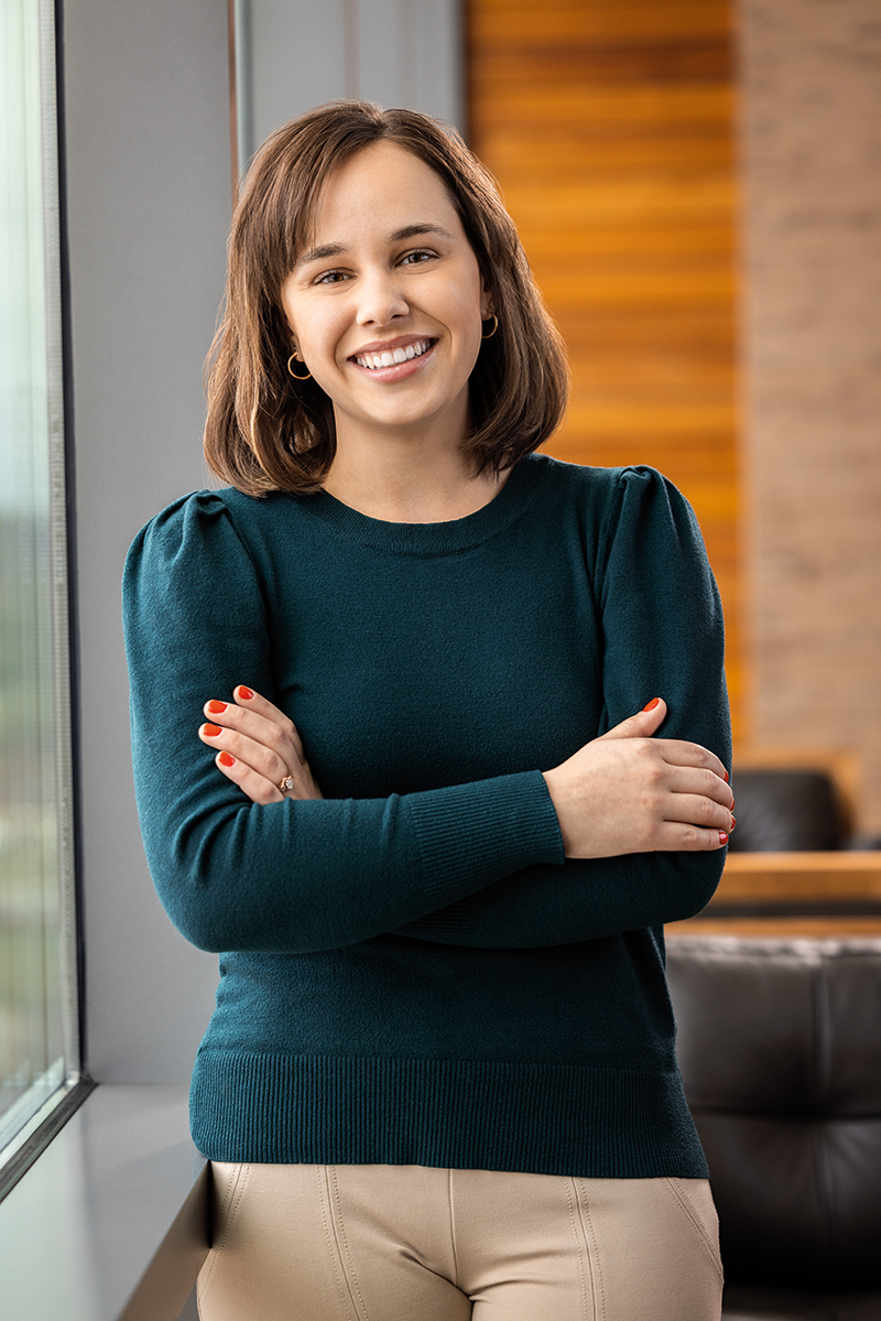 Anna Huck oversees Envision’s young professionals group, where she says giving back to the community while making friends “are the most important things for me personally, and I think a lot of our young professionals would agree.”