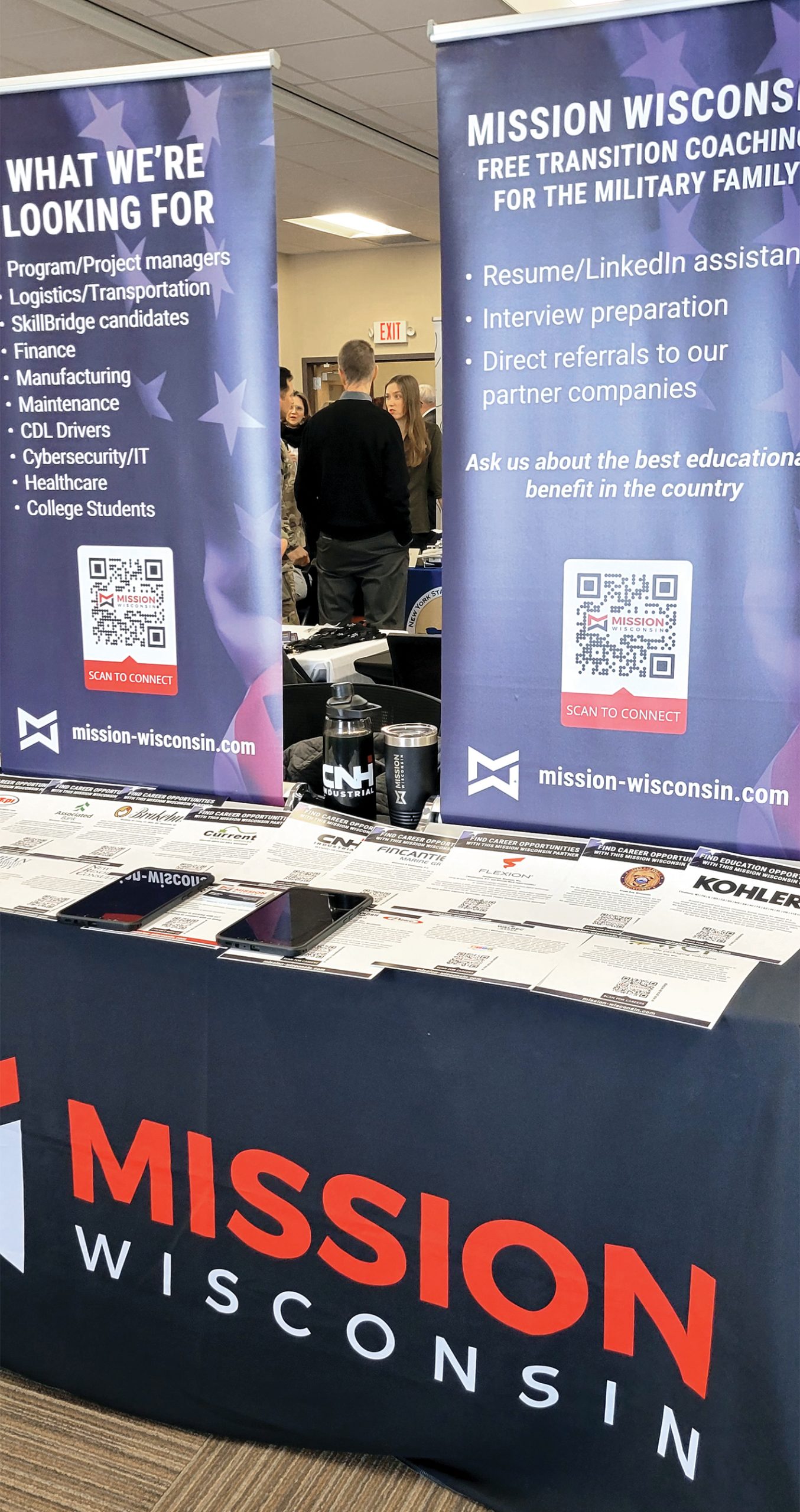 In 2022, Mission Wisconsin attended 50 in-person hiring events, talking with 14,000 candidates.