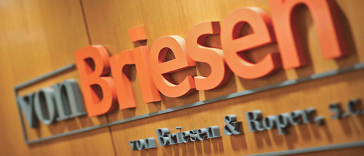 von Briesen 3D logo