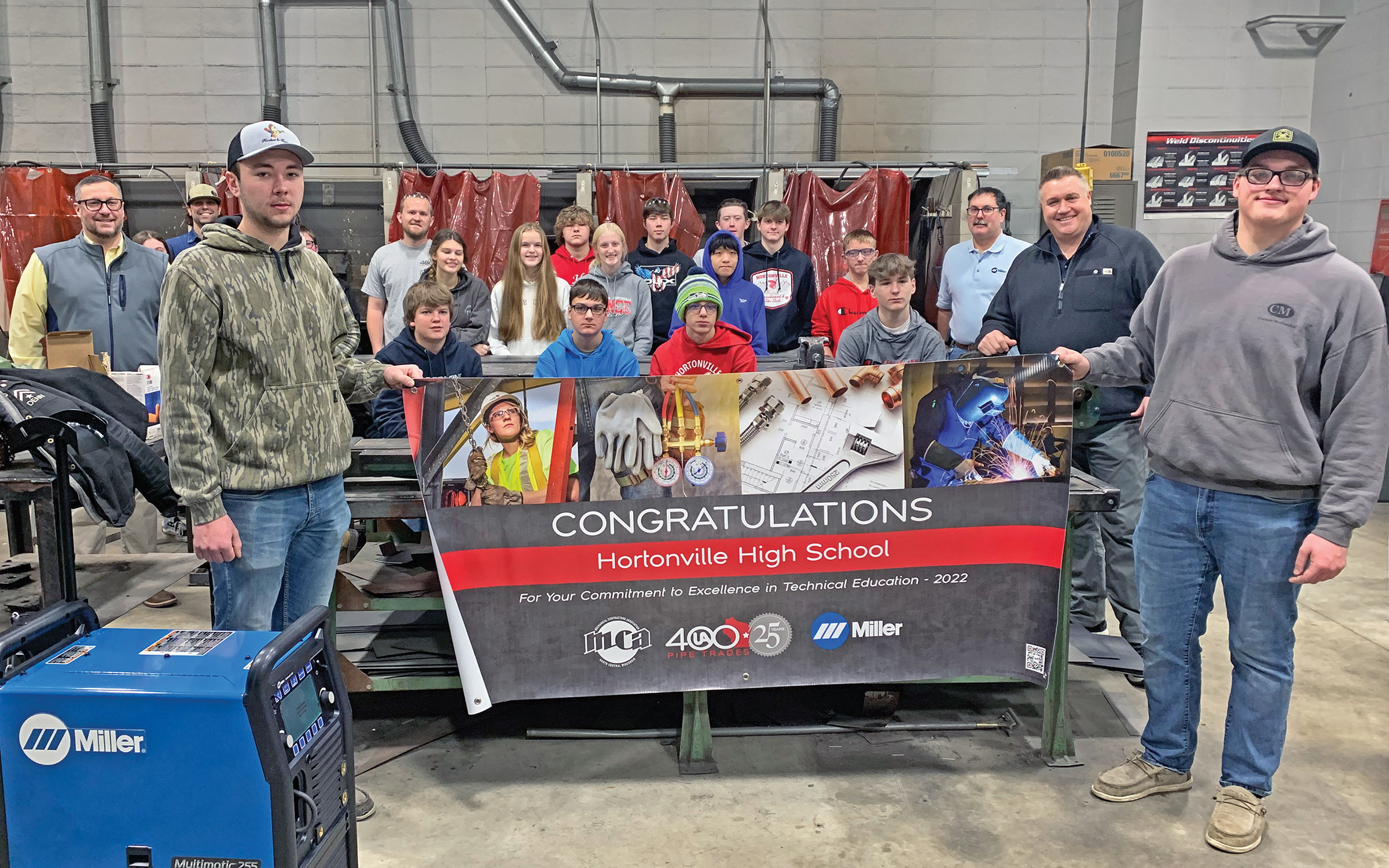 UA400 Pipe Trades tech education award