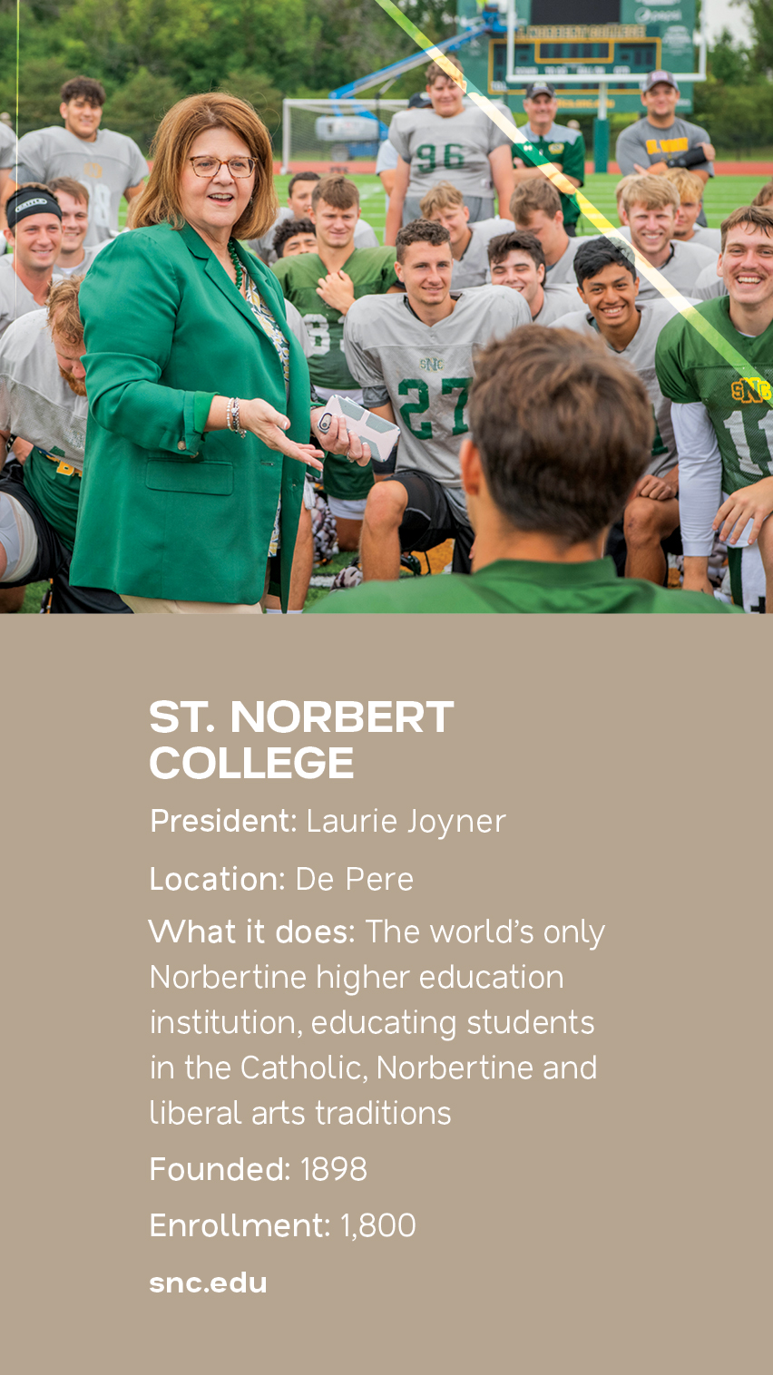 A lifelong football fan, Laurie Joyner says she and her husband, Jay, attend as many Green Knights athletics events as they possibly can.