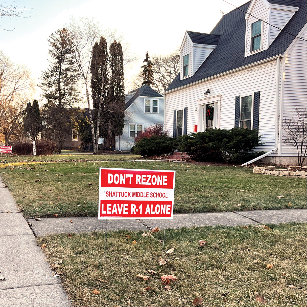 Neenah residents recently campaigned against a planned redevelopment of Shattuck Middle School.