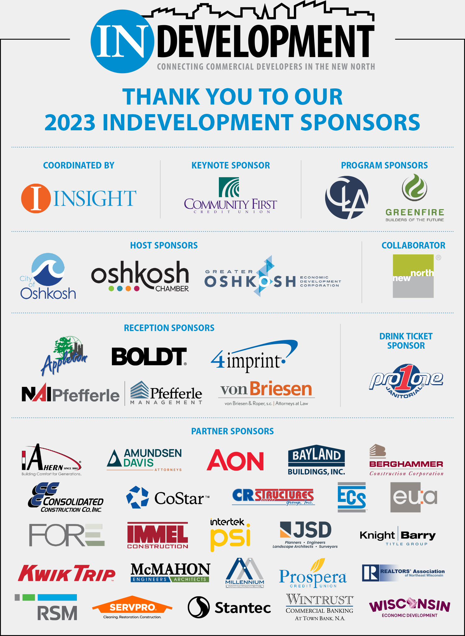 2023 InDevelopment Sponsors