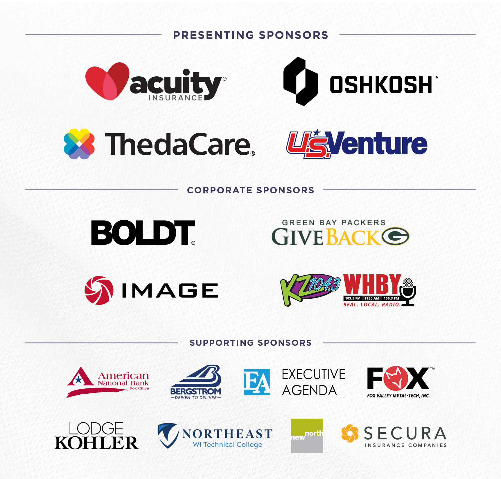 2022 Women of Influence Sponsors