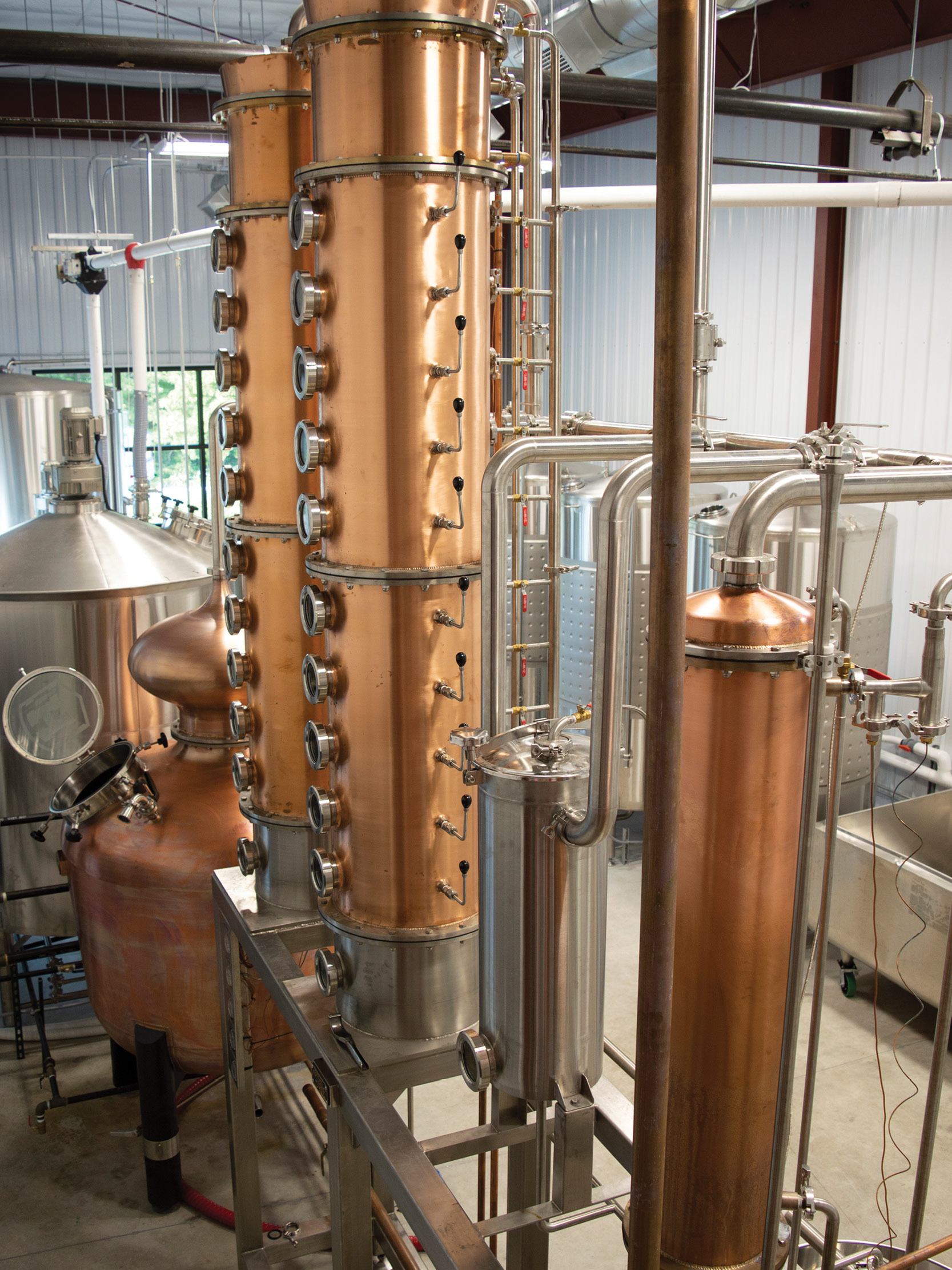 Hatch’s space is devoted to production as well as serving patrons. After less than three years in operation, the company is adding a cold storage barrel warehouse to its facility. Keller Inc. is completing the project.