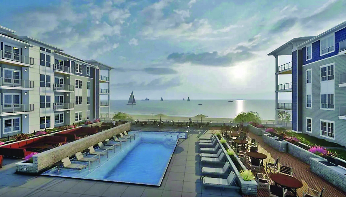 Malibu Apartments is a 210-unit lakefront development in Sheboygan.