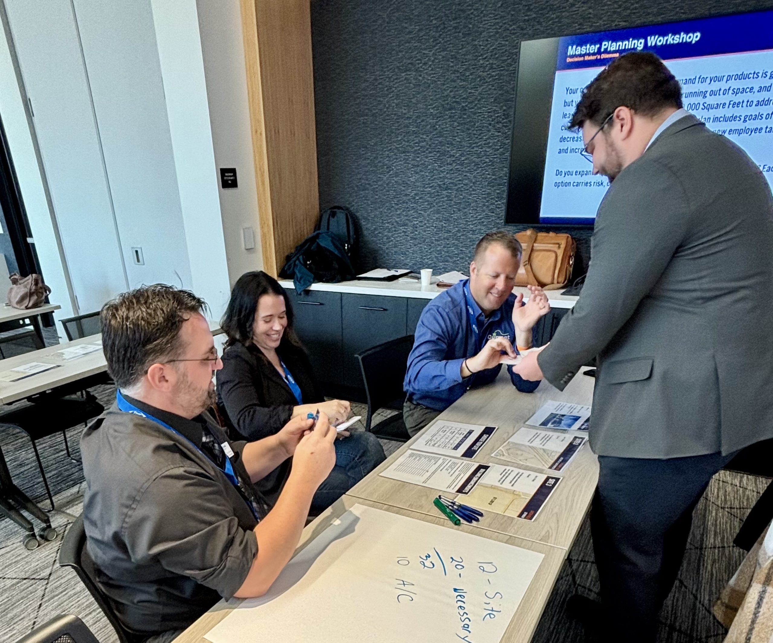 Consolidated Construction offered a master planning workshop as one of 12 Manufacturing First Expo & Conference breakout sessions Oct. 29, 2025 at Resch Expo.