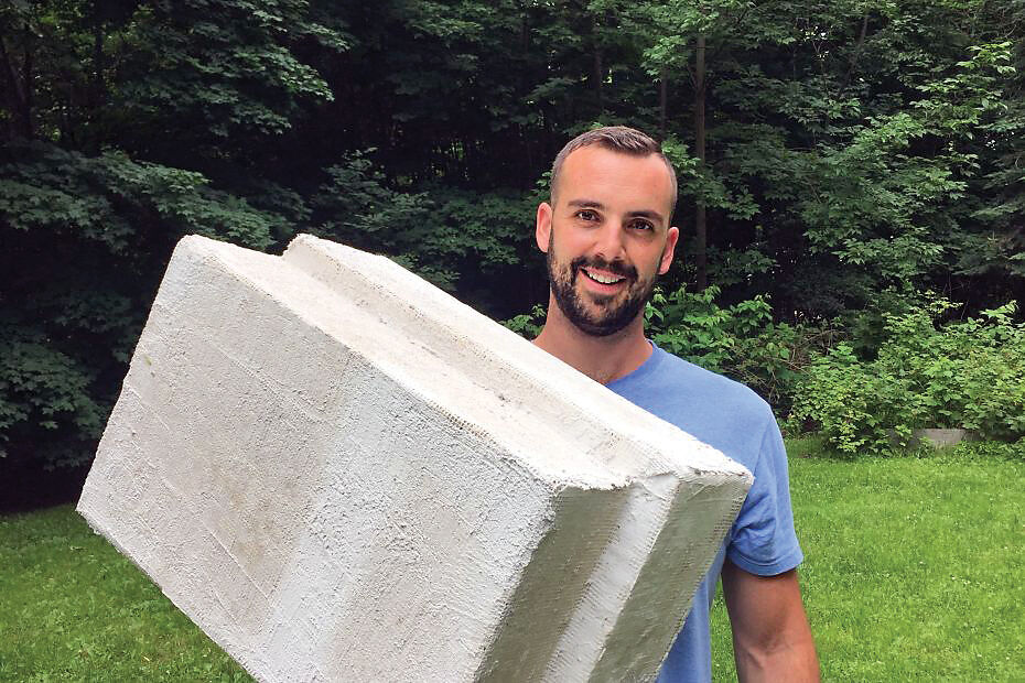 Zachary Popp developed his patented Z Panels as a mold-resistant, sustainable alternative to traditional building materials.
